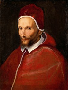 Porträtt av påven Urban VII 1521-1590. av Unbekannt