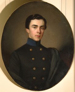 Porträtt av prins Alexander Mikhailovich Golitsyn 1838-1919, 1850-talet av Unbekannt