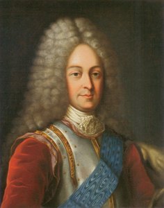 Porträtt av prins Vasilij Lukich Dolgorukov 1672-1739, första hälften av 1800-talet. av Unbekannt