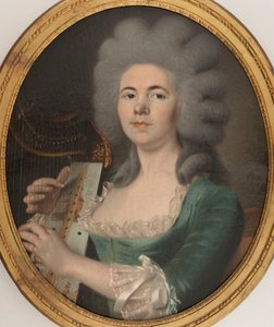 Porträtt av Rosalie Dugazon 1755-1821, 1787. av Unbekannt