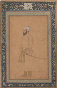 Porträtt av Sayyid Amir Khan, andra hälften av 1600-talet. av Unbekannt