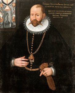 Porträtt av Tycho Brahe 1546-1601, 1596. av Unbekannt