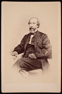 Porträtt av Walter Lenox 1817-1874, före 1874. av Unbekannt