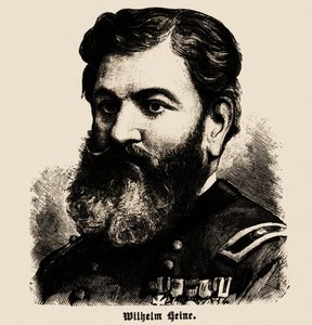 Porträtt av Wilhelm Heine 1827-1885, 1886. av Unbekannt