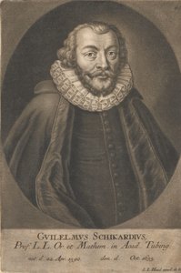 Porträtt av Wilhelm Schickard 1592-1635. av Unbekannt