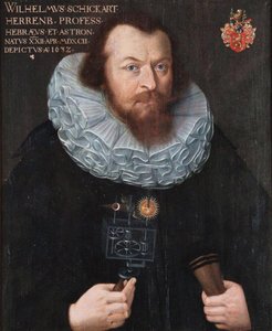 Porträtt av Wilhelm Schickard 1592-1635, 1632. av Unbekannt