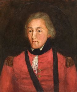 Porträtt av en kapten Melvill, c sent 1700-tal eller tidigt 1800-tal av Unbekannt