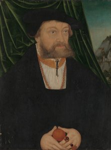 Porträtt av en man, 1537. av Unbekannt