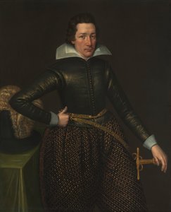 Porträtt av en man, ca. 1610. av Unbekannt