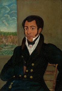 Porträtt av en skeppsmästare, troligen 1829. av Unbekannt