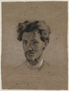 Porträtt av en ung man, ca. 1865-1875. av Unbekannt