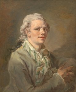 Porträtt av en ung man, möjligen ca. 1770. av Unbekannt
