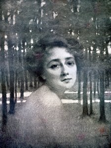 Porträtt av en kvinna, 1898 av Unbekannt