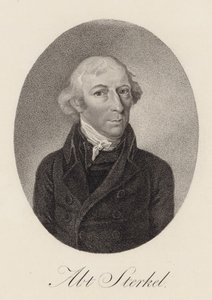 Porträtt av pianisten och kompositören Franz Xaver Sterkel 1750-1817, 1816. av Unbekannt