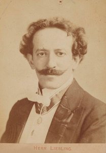 Porträtt av pianisten och kompositören Georg Liebling 1865-1946, ca. 1900 av Unbekannt