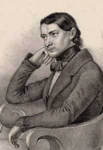 Porträtt av kompositören Alfred Joly, 1850. av Unbekannt