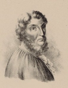 Porträtt av kompositören Cristóbal de Morales. av Unbekannt
