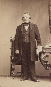 Porträtt av kompositören Franz Lachner 1803-1890 , ca. 1850. av Unbekannt