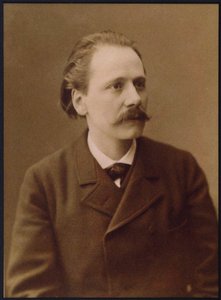 Porträtt av kompositören Jules Massenet 1842-1912, 1890-talet. av Unbekannt