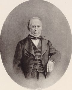 Porträtt av kompositören Saverio Mercadante 1795-1870. av Unbekannt