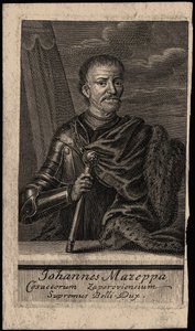 Porträtt av hetman Ivan Mazepa 1639-1709, tidigt 1700-tal. av Unbekannt