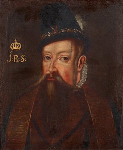 Porträtt av kung Johannes III av Sverige 1537-1592, um 1700 av Unbekannt