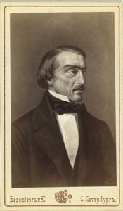 Porträtt av litteraturkritikern och filosofen Vissarion G. Belinsky 1811-1848 av Unbekannt