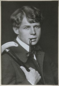 Porträtt av poeten Sergei Yesenin 1895-1925, 1919 av Unbekannt