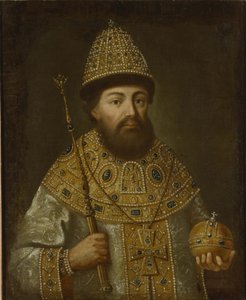 Porträtt av tsaren Alexis I Mikhailovich av Ryssland 1629-1676, ca 1675 av Unbekannt