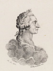 Porträtt av kompositören Antonio Sacchini 1730-1786, 1823. av Unbekannt