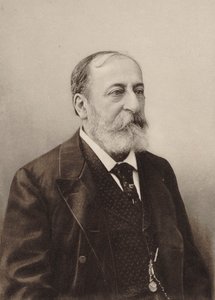 Porträtt av kompositören Camille Saint-Saëns 1835-1921, 1900. av Unbekannt