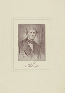 Porträtt av kompositören Carl Loewe 1796-1869. av Unbekannt