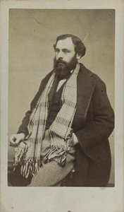 Porträtt av kompositören Ferdinand Poise 1828-1892, ca. 1875. av Unbekannt