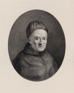 Porträtt av kompositören Giovanni Battista Martini 1706-1784. av Unbekannt