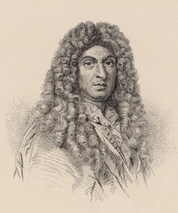 Porträtt av kompositören Jean-Baptiste Lully 1632-1687. av Unbekannt