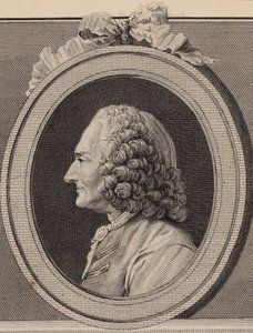 Porträtt av kompositören Jean-Philippe Rameau 1683-1764. av Unbekannt