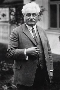 Porträtt av kompositören Leos Janacek 1854-1928. av Unbekannt