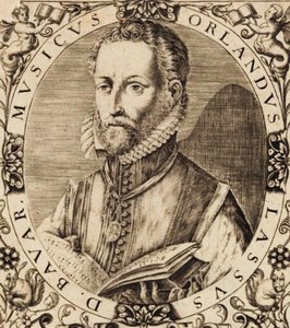 Porträtt av kompositören Roland de Lassus 1532-1594. av Unbekannt