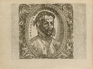 Porträtt av kompositören Roland de Lassus 1532-1594, 1560 av Unbekannt