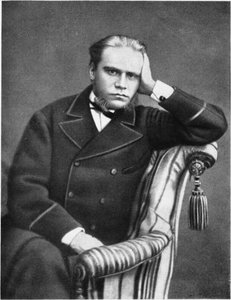 Porträtt av advokaten och författaren Anatoli Fyodorovich Koni 1844-1927, 1870-talet av Unbekannt