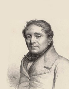Porträtt av operasångaren Louis Antoine Eléonore Ponchard 1787-1866, 1845. av Unbekannt
