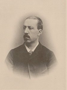 Porträtt av organisten och kompositören Charles-Marie Widor 1844-1937, 1870-1875. av Unbekannt