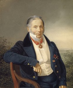 Porträtt av målaren Alexander Sauerweid 1782-1844, 1800-talets första kvartal. av Unbekannt