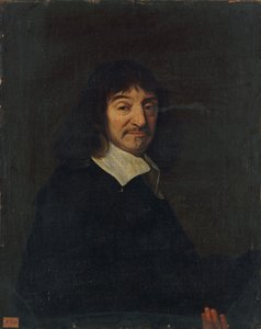 Porträtt av filosofen René Descartes 1596-1650. av Unbekannt