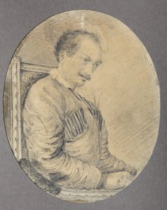 Porträtt av poeten, decembrist greve Alexander I. Odoevsky 1802-1839, 1837-1839 av Unbekannt