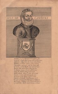 Porträtt av poeten Luís Vaz de Camões ca 1524-1580, 1655. av Unbekannt