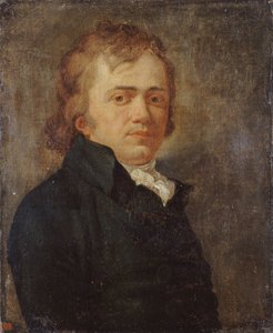 Porträtt av poeten och dramatikern Marie-Joseph Chénier 1764-1811, 1795. av Unbekannt