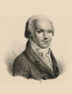Porträtt av violinisten och kompositören Andreas Romberg 1767-1821, ca. 1815. av Unbekannt