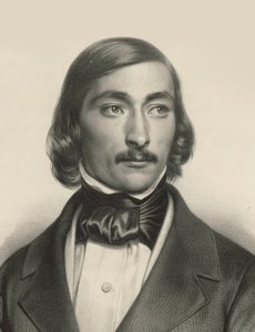 Porträtt av violinisten och kompositören Delphin Alard 1815-1888, ca. 1840. av Unbekannt