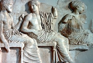 Poseidon, Apollo och Artemis, 447-432 f.Kr av Unbekannt